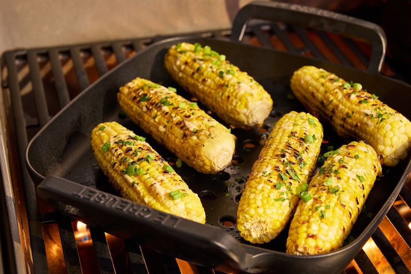 Charred Old Bay Corn